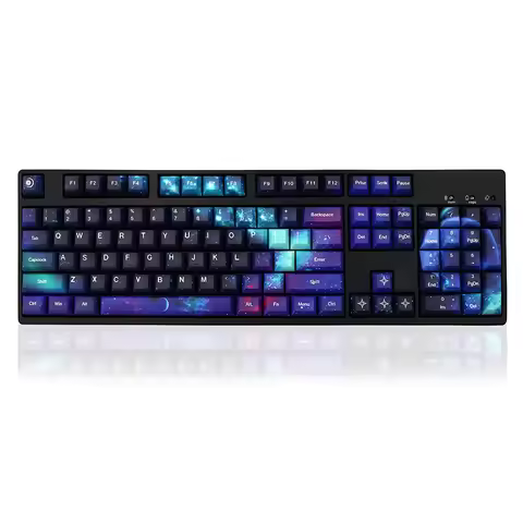 Starry sky Keycaps Set KCA Height pbt dye sub Keycap For gk61/64/68/75 GMMK PRO Mechanical Gaming Ke