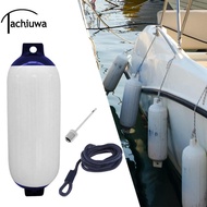 [Tachiuwa] Boat Fender Kit Inflatable Boat Fender with Rope and Needle 4x16inch Protector
