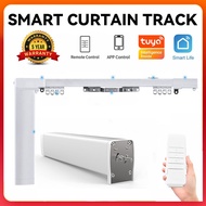 Smart Curtain Track Adjustable Automatic Motorized Curtain Rail Set Voice /remote Control /Wifi Smart Curtain Track