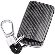 Carbon Fiber Key Fob Shell Case Cover Compatible for Mazda 3 6 CX-5 CX-9 CX-30 CX-50 CX-60 CX-70 201
