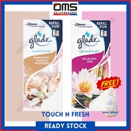 Glade Touch & Fresh Refill (10ml) Air Freshener Touch and Fresh Fragrance for Home, Toilet, Room and