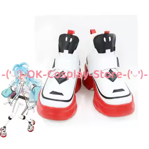 Kobo Kanaeru Cosplay Shoes Halloween Carnival Boots PU Leather Shoes Vtuber Cosplay Props Custom Mad