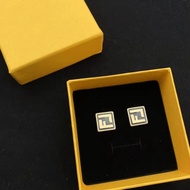 2025 NEW FE*DI BALCK COUPLE EARRINGS