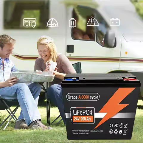 2026 New 24V Battery 150Ah 120Ah 200Ah LiFePO4 Battery 24V Support BMS 8000+ Cycles Times For Solar 