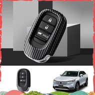 Car Carbon Fiber Key Protective Case Key Shell Protective Cover Car Accessories for  Vezel 2021 erin7