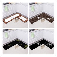 Fashionable kitchen floor mats in-door household floor mats bathroom toilet absorbent non-slip door mats