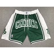 NBA Justdon Boston Searle Dickies American Style Retro Shorts [s-2xl] Dungarees Shorts Embroidery 10+Style Fan Pants Basketball shorts9999999999999999999999999999999999999999999999999999999999999999