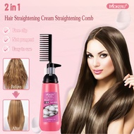 Mokeru Straight Hair rebonding set original hair straightener hair straightener treatment cream Pull
