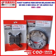 FRONT REAR BRAKE PADS PACKAGE MIO M3 MIO Z MIO SOUL GT 125 AEROX OLD VEGA FINO 125 X RIDE FREEGO GEA