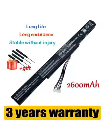 2025 NEW 4CELLS AS16A5K AS16A8K Laptop Battery for ACER for Aspire E5-575 E5-553 E5-575T E5-576G E5-