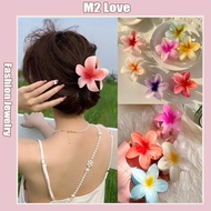 Korean New Hairclip Fashionable Flower Hair Pin  High-Grade Gradient Shark Hairpins Kepit Rambut 鲨鱼夹