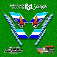 HONDA WIN STRIPING / MOTIF 22 / BANDUNG MODFKU / WIN 100 STICKER / WIN 100 VARIATION STICKER