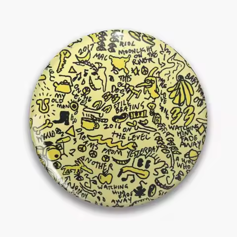 Mac Demarco This Old Dog Album Soft Button Pin Funny Hat Cute Metal Badge Brooch Cartoon Collar Wome