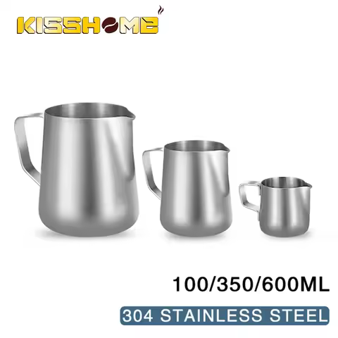 Coffee Milk Frothing Pitcher Stainless Steel Espresso Steaming Barista Latte Frother Cup Cappuccino 