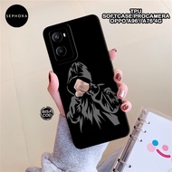 HP Latest OPPO A96 / A76 4G Case - Black Fashion Case - OPPO A96 / A76 4G Softcase - Pro Camera Case