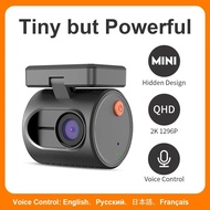 2K Mini Dash Camera For Car DVR Dash Cam KAWA MINI 3 Video Recorder Emergency Voice Control Night Vision WiFi APP Monitor WDR