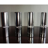 12mm , 14mm , 17mm , 19mm , 21mm Deep Socket 1/2 Inch  Chrome Vanadium