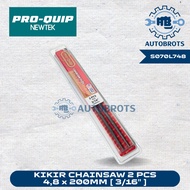 PRO-QUIP Chainsaw File 2 Pcs 4.8 x 200 mm (3/s16") Chainsaw Files 2 Pcs S070L748