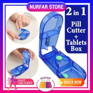 Pill Cutter, Medicine Cutter, Tablet Cutter, Pill Box, Medicine Box, Pemotong Ubat