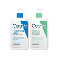 CeraVe Foaming Cleanser 473ml & Daily Moist Lotion 473ml