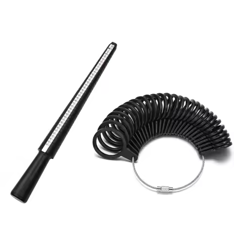 Jewellery Tools Ring Size Mandrel Stick Finger Gauge Ring Sizer Measuring Jewelry Tool Set Ring Size