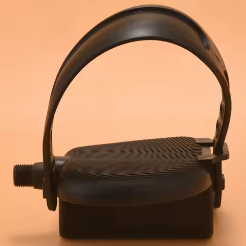 New Hot 1Pair Exercise Bike Pedal Widened Bicycle Pedal With Pedal Straps For Exercise Bike Stationa