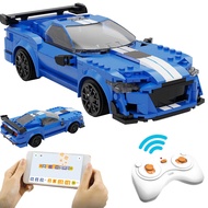 Cada 325pcs City RC Racing Car App Programming Building Blocks Remote Control Speed Vehicle Bricks T