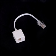 [T&B] RJ11 6P4C Female To Ethernet RJ45 8P8C Male F/M Adapter Converter Cable Phone {my}