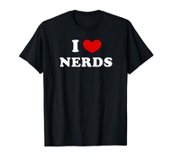 I Love Nerds, I Heart Nerds T-Shirt