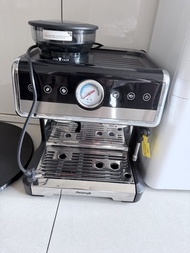 Aeomjk 半自動意式咖啡機 帶磨豆機
