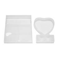 2Pcs Resin Mold for , &amp; Heart Shape Silicone Epoxy for Casting, Personalized Mold