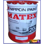 Nippon Matex Emulsion WHITE Paint for Interior Walls and Ceilings | 20 Litres | Free Delivery