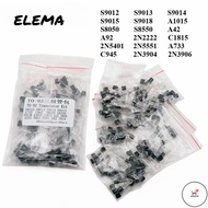WOW 50pcs Transistor TO-92 2N5401 2N5551 S9013 S9014 S9015 A42 A92 A1015 S8050 A733 Transistors set 