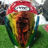 HELMET ARC NOVA WITH RAINBOW VISOR