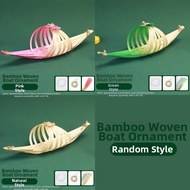 DIY Handmade Craft Bamboo Boat Ornament Kit for Children Team Building Gift