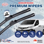 NISSAN NV200 | CAPS CLEARZ Premium Car Wiper Set - Front and Rear Windshield Wiper Set
