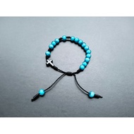 G36 CATHOLIC WORLD BALL LANTERN MOTE CROSS BRACELET