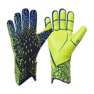 內地直送 - 守門員手套 足球門將乳膠手套 兒童成人足球手套 無護指6_綠色