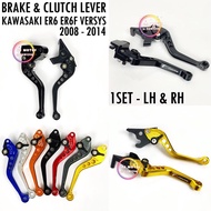 KAWASAKI ER6 ER6N ER6F VERSYS650 2008-2014 BRAKE CLUTCH LEVER ALLOY SET VERSYS LEVEL HAND BREK HANDL