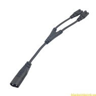 BLACK Universal Power Extension Cord IEC320 C7 to C8 Connector for Laptop TV Audios Heavy Duty Const