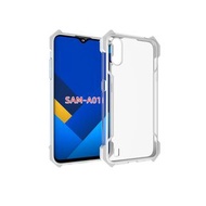 三星 Samsung Galaxy A01 - 四角全包系列 (加厚) 手機軟套 透明 保護殼 TPU Soft Case Cover