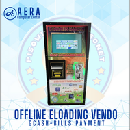 Offline eloading machine kiosk type with freebies 2feet height 10inches tablet
