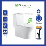 Sorento Water Closet SRTWC8383-RL  UF seat cover wc jamban tandas toilet bowl 10 Inch 250MM