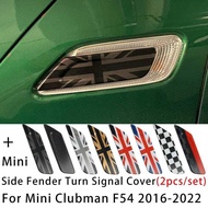 MINI For Cooper Clubman F54 2016+ Car Fender Turn Signal Exterior Light Covers Sticker Accessories