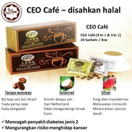 CEO Coffee(ShuangHor)Halal-4in1/3in1 KOPI GANODERMA COFFEE/总裁灵芝咖啡 3in1/4in1/Coffee Mixes 3in1 Coffee