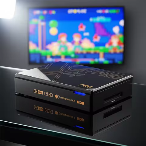 Kinhank Retro Video Game Consoles Super Console X5 PRO Plug and Play 4T with 16000 Games for PS2/WII