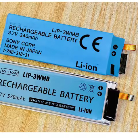 100% NEW LIP-3WMB 570mAh Battery for Sony MZ-N10 MD N10 Batteries With Tool