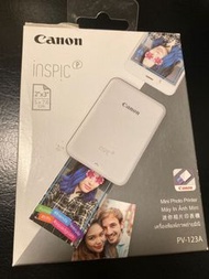 Canon 相片打印機 pv-123A mini photo printer inspic 迷你相片打印機 照片 打印機 portable 佳能