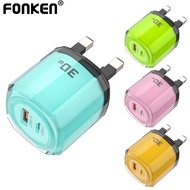 Fonken UK Charger 12W USB Type C Wall Charger 5V 2A Power Adapter Travel Phone Charger