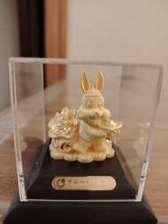 中國人壽 兔年金幣擺設